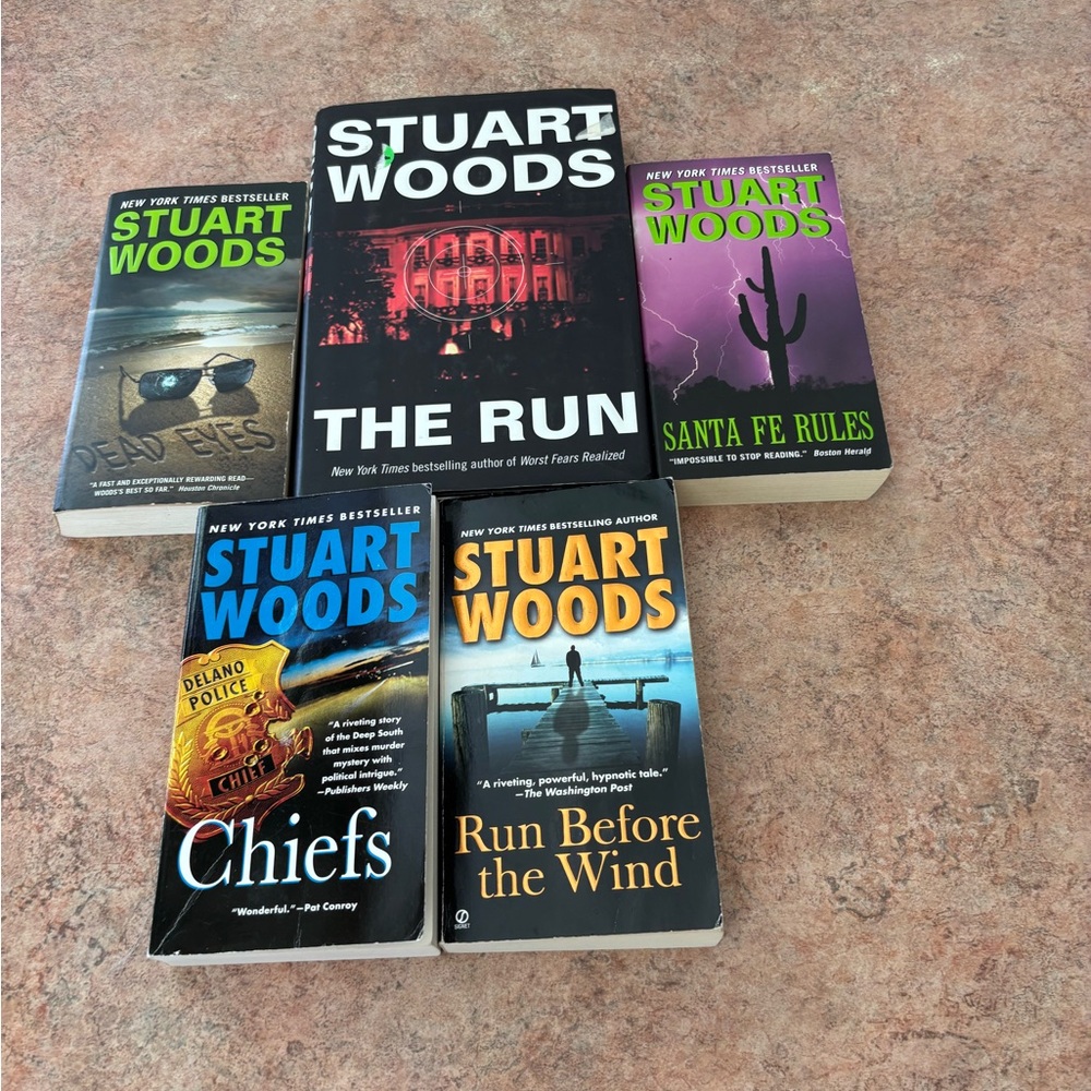Stuart Woods Paperback 5 Book Set